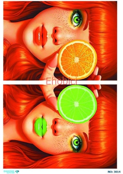 Diamond Pirinç Dekopaj Kağıdı - 3014