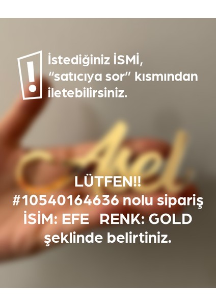 Pleksi Isim Etiket 12X5 cm Kendinden Yapışkanlı Süs ( 1 Adet ) modelleri