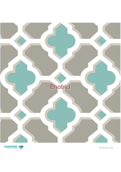 Diamond Pirinç Dekopaj Kağıdı - 252 - 30X30