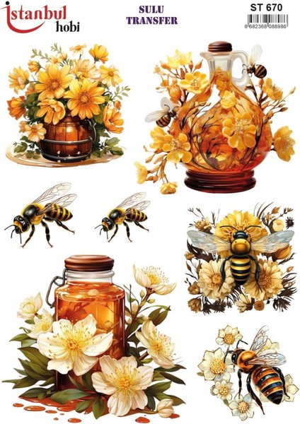 Sulu Transfer Kağıdı 25X35CM ST-670