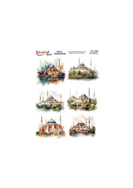 Sulu Transfer Kağıdı 25X35CM ST-1592