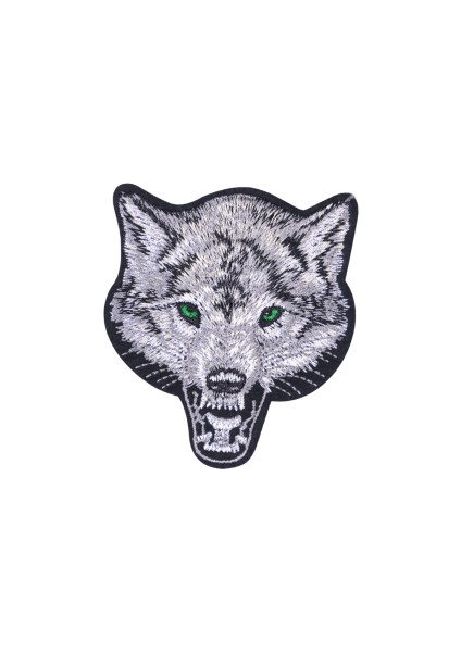 Aplike Ütü Ile Yapışan Kurt Yeşilgöz Arma 7x6 cm
