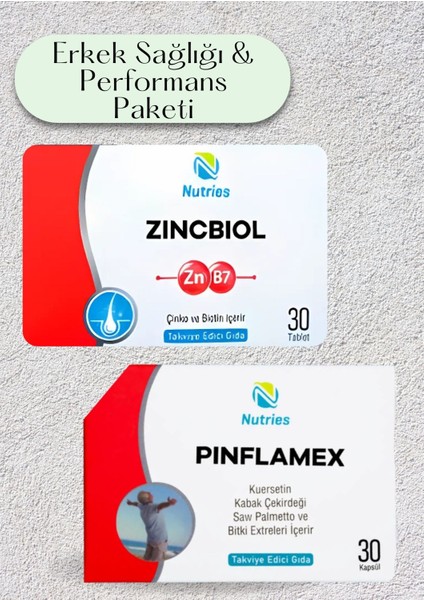 Erkek Sağlığı & Performans Paketi – Güç, Destek ve Vitalite