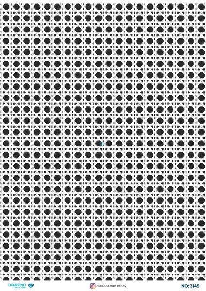 Diamond Pirinç Dekopaj Kağıdı - 3145