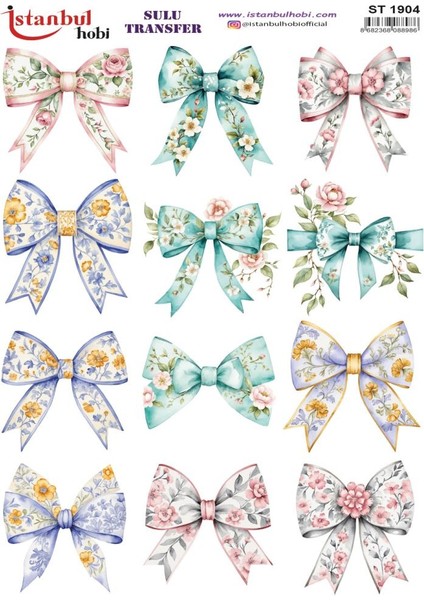 Sulu Transfer Kağıdı 25X35CM ST-1904