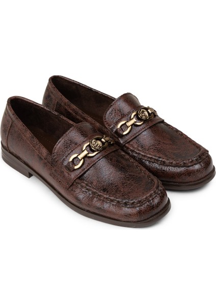 Kadın Kahverengi Loafer Ayakkabı - K0012ZKHVC01 fırsatları
