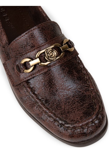 Kadın Kahverengi Loafer Ayakkabı - K0012ZKHVC01 indirimleri