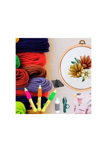 Punch Seti Nakış Seti Kasnaklı Kendin Yap Seti Seri 40