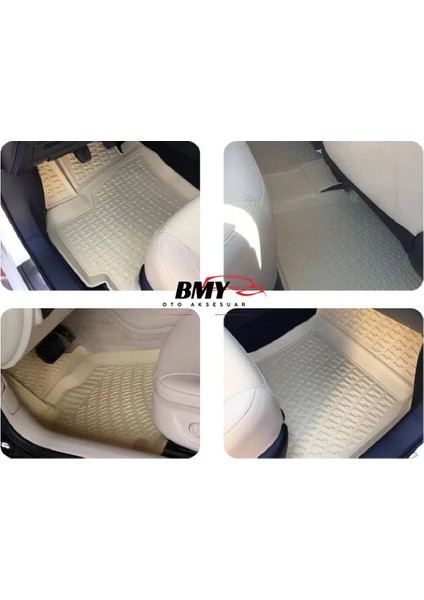 Rizline Toyota Land Cruiser Prado J250 7k 2024 Ile Uyumlu 3D Havuzlu Paspas Bej indirimleri