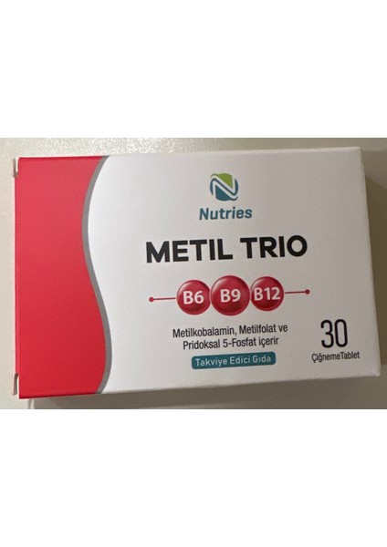 Metil B12 Çiğneme Tableti – 3’lü Ekonomik Set fiyatları