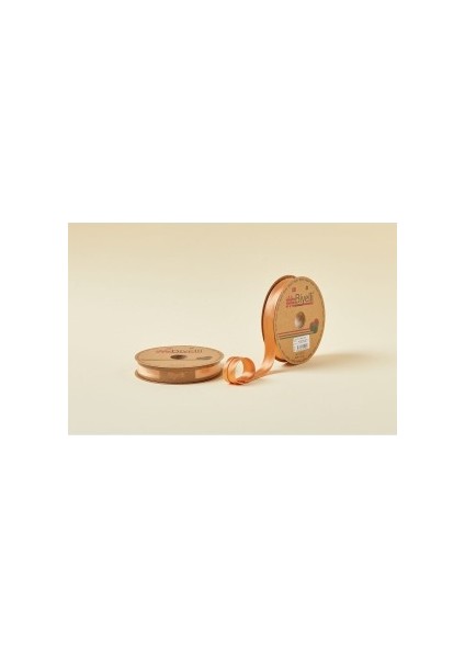 Biye Saten Katlı 096 Açık Hardal 2 cm 25 Metre Polyester