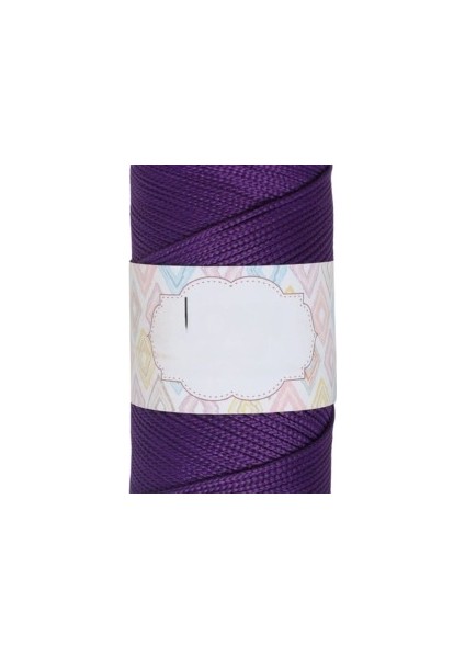Makrome İpi 3mm Polyester Koyu Mor