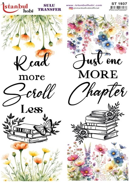 Sulu Transfer Kağıdı 25X35CM ST-1937