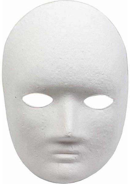 Boyama Maskesi - Boyanabilir Karton Maske
