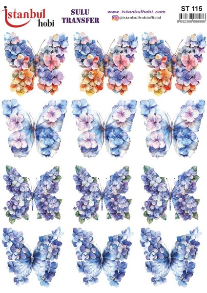 Sulu Transfer Kağıdı 25X35CM ST-115