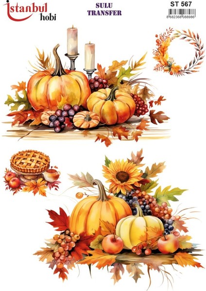 Sulu Transfer Kağıdı 25X35CM ST-567