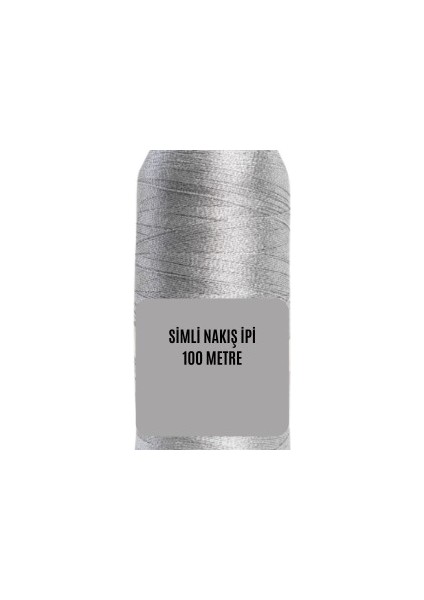 Nakış Simi 100 Metre Gümüş