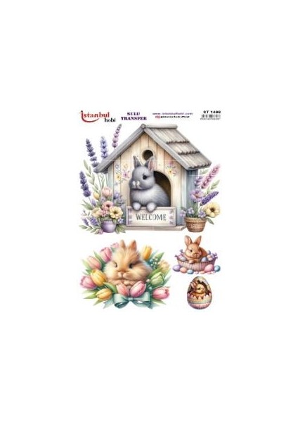 Sulu Transfer Kağıdı 25X35CM ST-1496