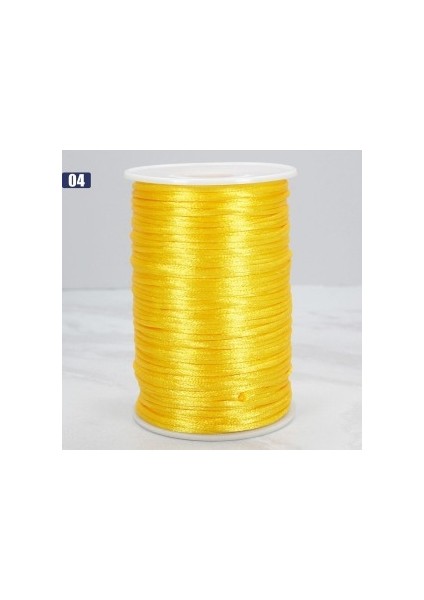 Sıçan Kuyruğu Ip 2 mm Sarı 100MT