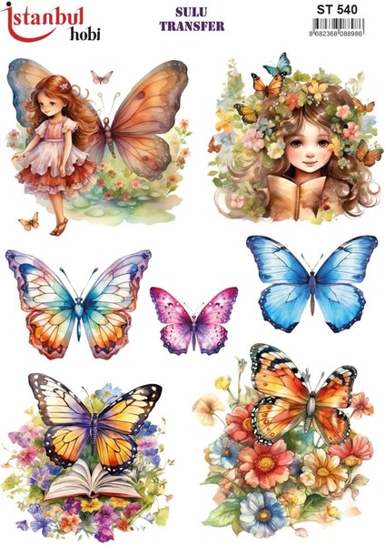 Sulu Transfer Kağıdı 25X35CM ST-540