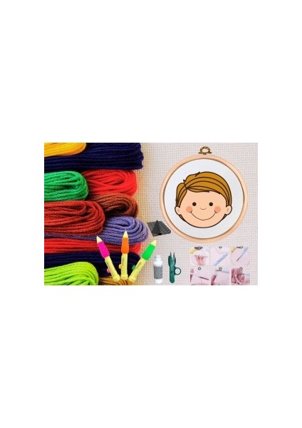 Punch Seti Nakış Seti Kasnaklı Kendin Yap Seti Seri 132