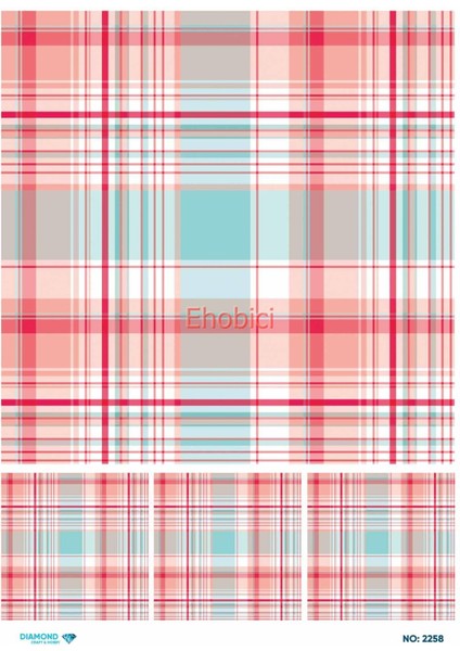 Diamond Pirinç Dekopaj Kağıdı - 2258