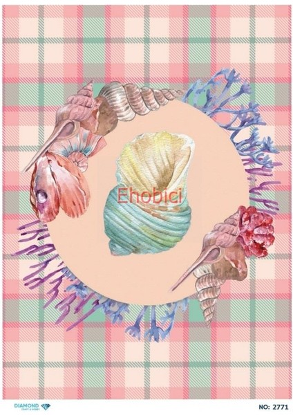 Diamond Pirinç Dekopaj Kağıdı - 2771