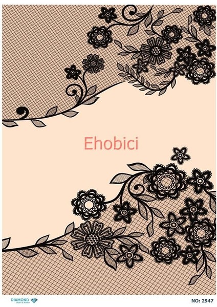 Diamond Pirinç Dekopaj Kağıdı - 2947