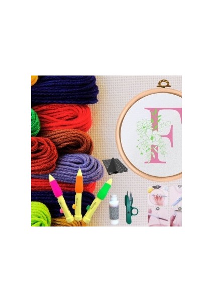 Punch Seti Nakış Seti Kasnaklı Kendin Yap Seti Seri 68