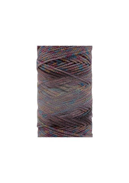 Makrome İpi 3mm Polyester Gri Simli