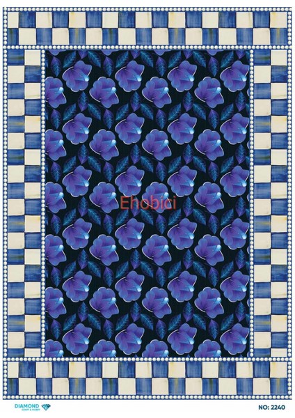 Diamond Pirinç Dekopaj Kağıdı - 2240