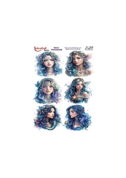 Sulu Transfer Kağıdı 25X35CM ST-1848