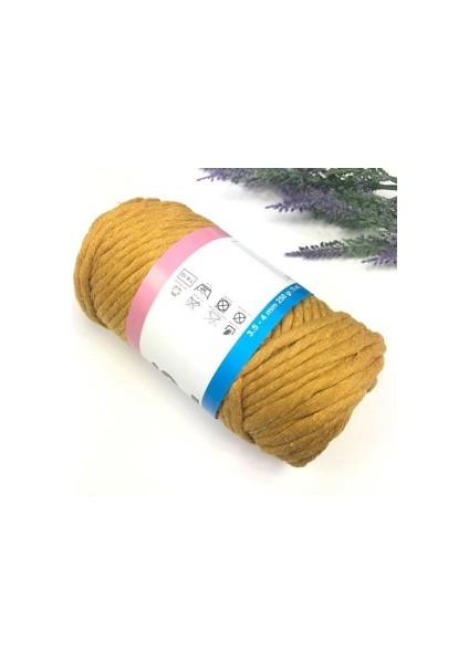 Pamuk Makrome 4 mm Ip Hardal