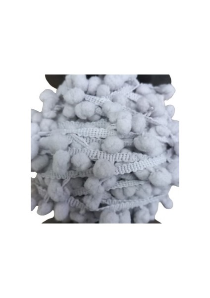 Sıralı Ponpon 1 Metre Kahverengi