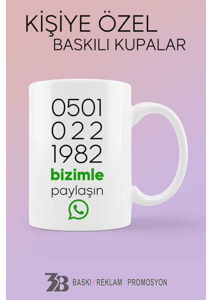 Kişiye Özel Logo, Resim, Yazı Baskılı Porselen Kupa Bardak fiyatları