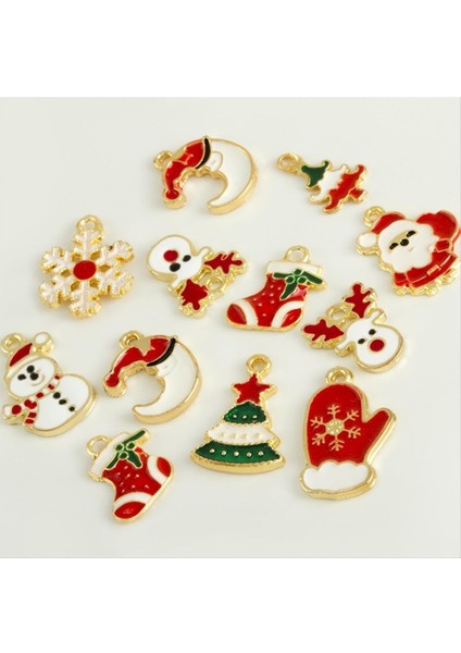 Karışık Yılbaşı Özel Mineli Kolye Ucu 1 Adet