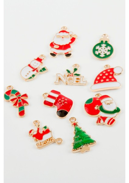 Karışık Yılbaşı Özel Mineli Kolye Ucu 1 Adet modelleri