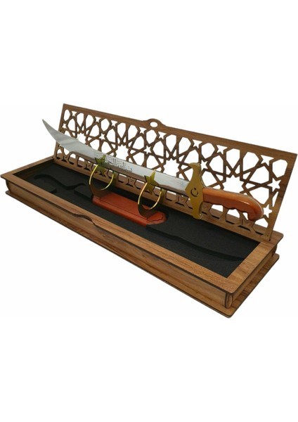 Hediyelik Klasik Kılıç Kutu ve Stantlı 57 cm Gümüş Renk fiyatları