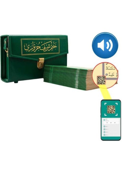 Orta Boy 30 Cüz Kur'an-I Kerim (Çantalı, Karton Kapak, Yeşil) fırsatları