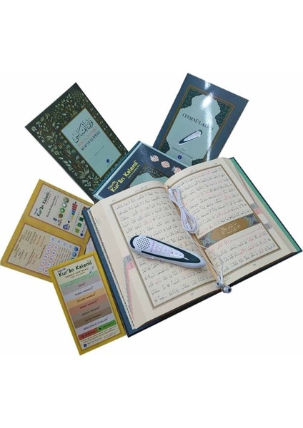 Hayrat Kalem Kuran,orta Boy Karton Kutulu Kuran Okuyan Kalem,kuran Kalemi