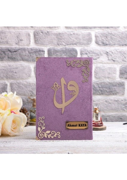Hediyelik Kur'an-I Kerim Kadife Lila Tespihli Ah.kutu Orta B. fiyatları
