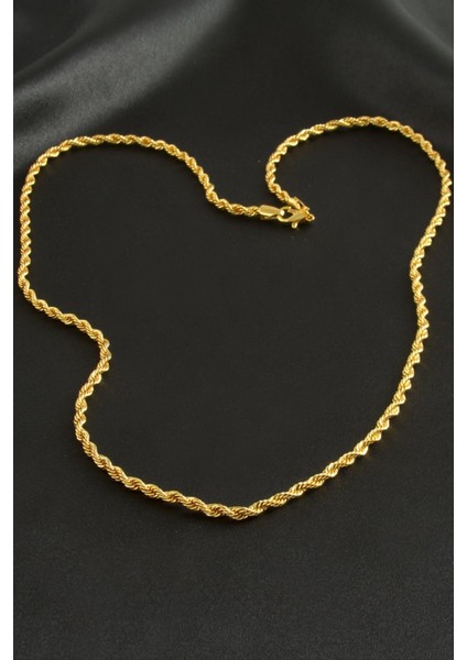 Burgulu Zincir Kolye 60 cm