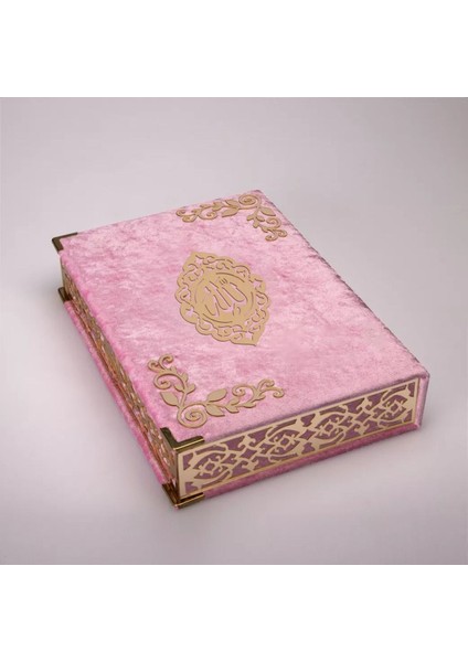 Şal + Tesbih + Kuran Hediye Seti (Orta Boy, Şemslafzatullah, Gold Pleksi, Raşel Kutu, Bebe Pembe) indirimleri