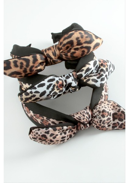 Leopar Desenli Kedi Kulağı Taç