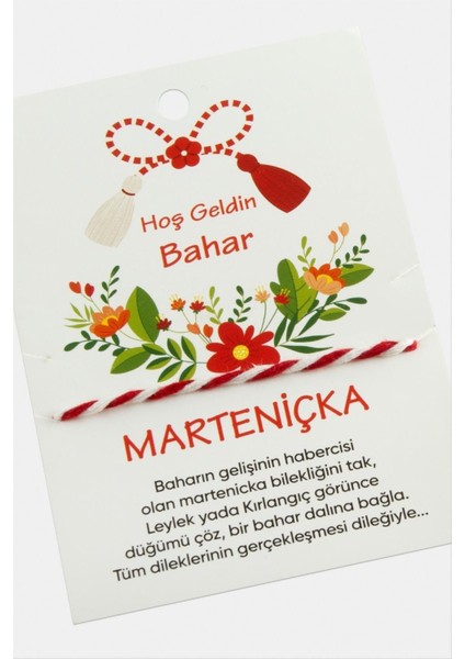 Marteniçka Ip Bileklik