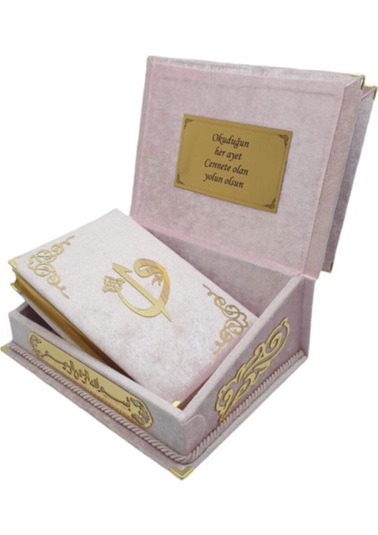 Rahleli Kadife Kutulu Kuranı Kerim Seti