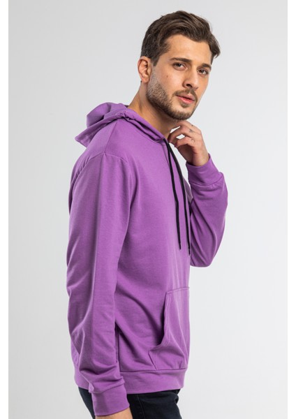 Süperlife Kapşonlu Uzun Kollu Baskılı Dar Kalıp Ince Erkek Sweatshirt Spr 2019K61 indirimleri
