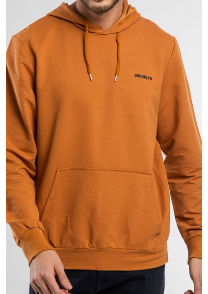 Süperlife Kapşonlu Uzun Kollu Baskılı Dar Kalıp Ince Erkek Sweatshirt Spr 2019K61 fırsatları