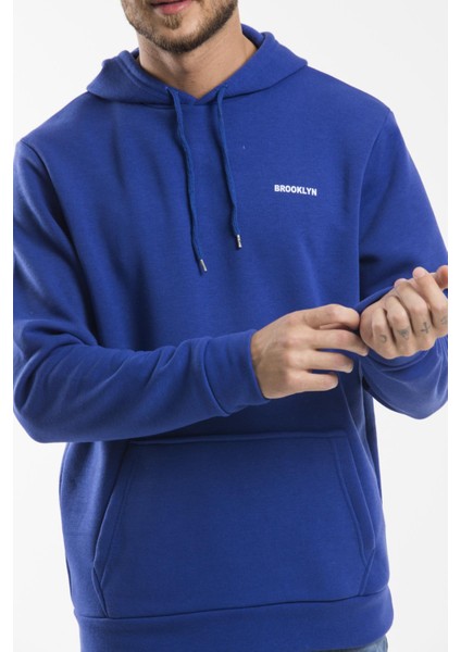Süperlife Kapşonlu Uzun Kollu Baskılı Dar Kalıp Ince Erkek Sweatshirt Spr 2019K61 modelleri