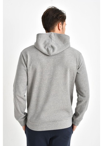 Süperlife Kapşonlu Uzun Kollu Baskılı Dar Kalıp Ince Erkek Sweatshirt Spr 2019K61 indirimleri